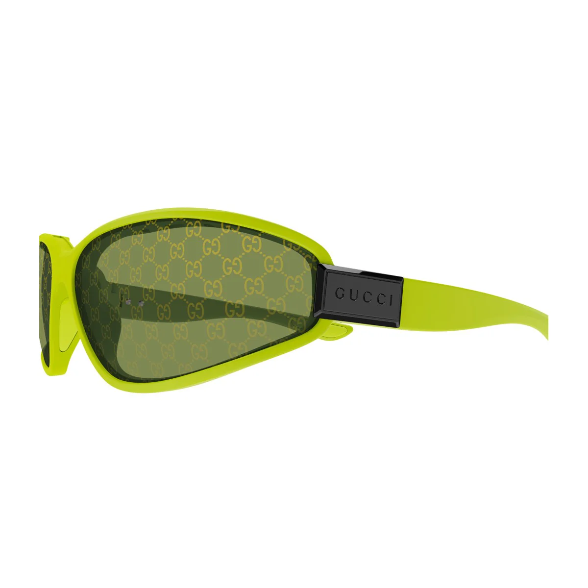 Gucci Gg2011s Linea Institutional Logo Fluorescent Green Iniettato Sunglasses