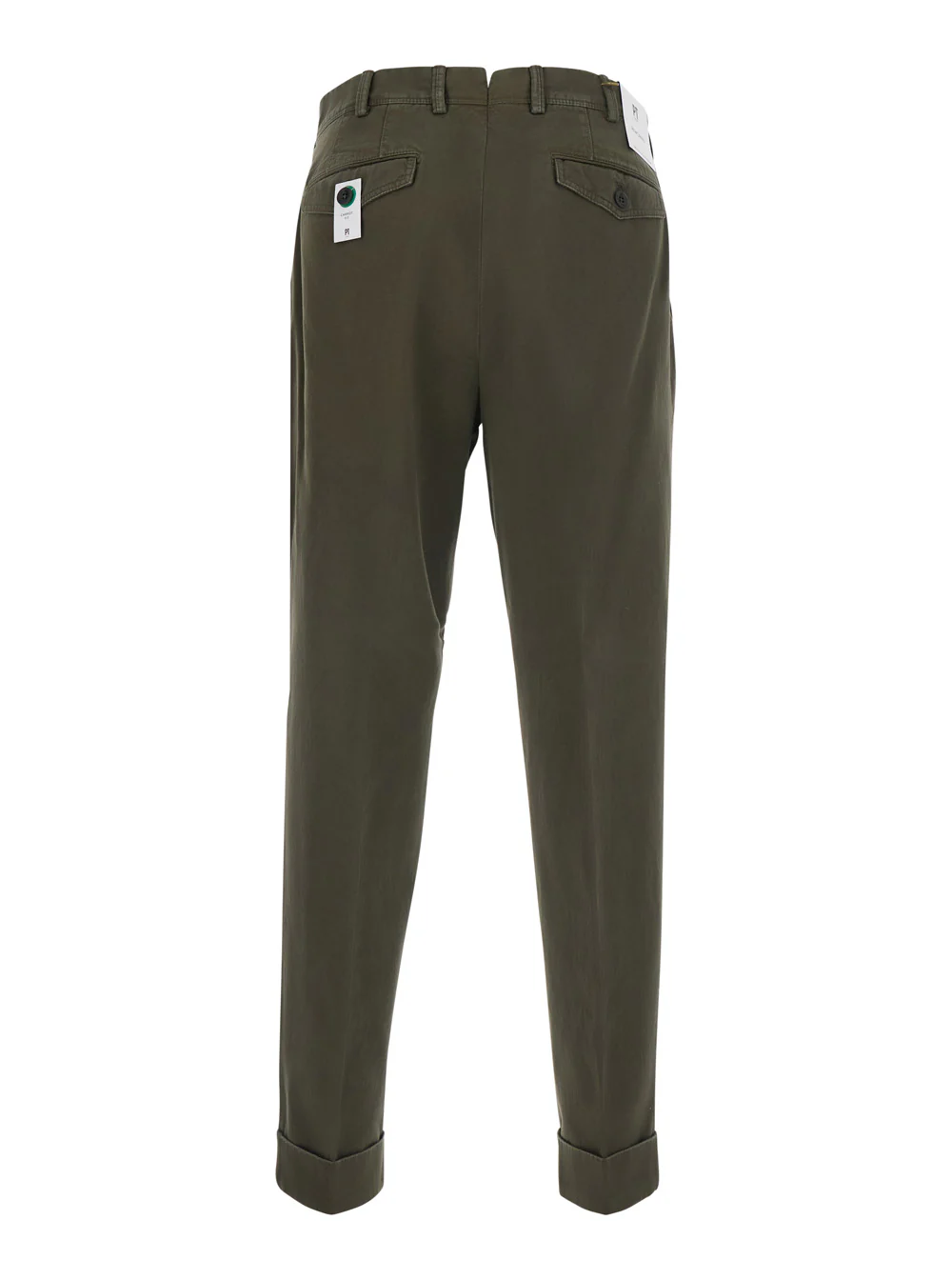 Pt Torino Pants With Side Pockets And Straight Hem Brown Tech Fabric For Men Trousers