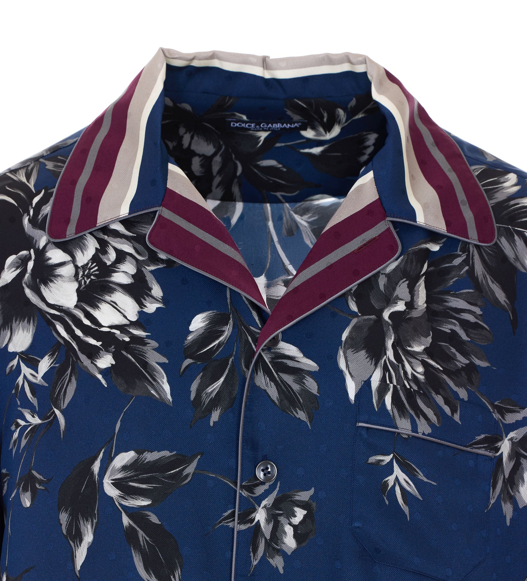 Dolce & Gabbana Shirts Blue Silk