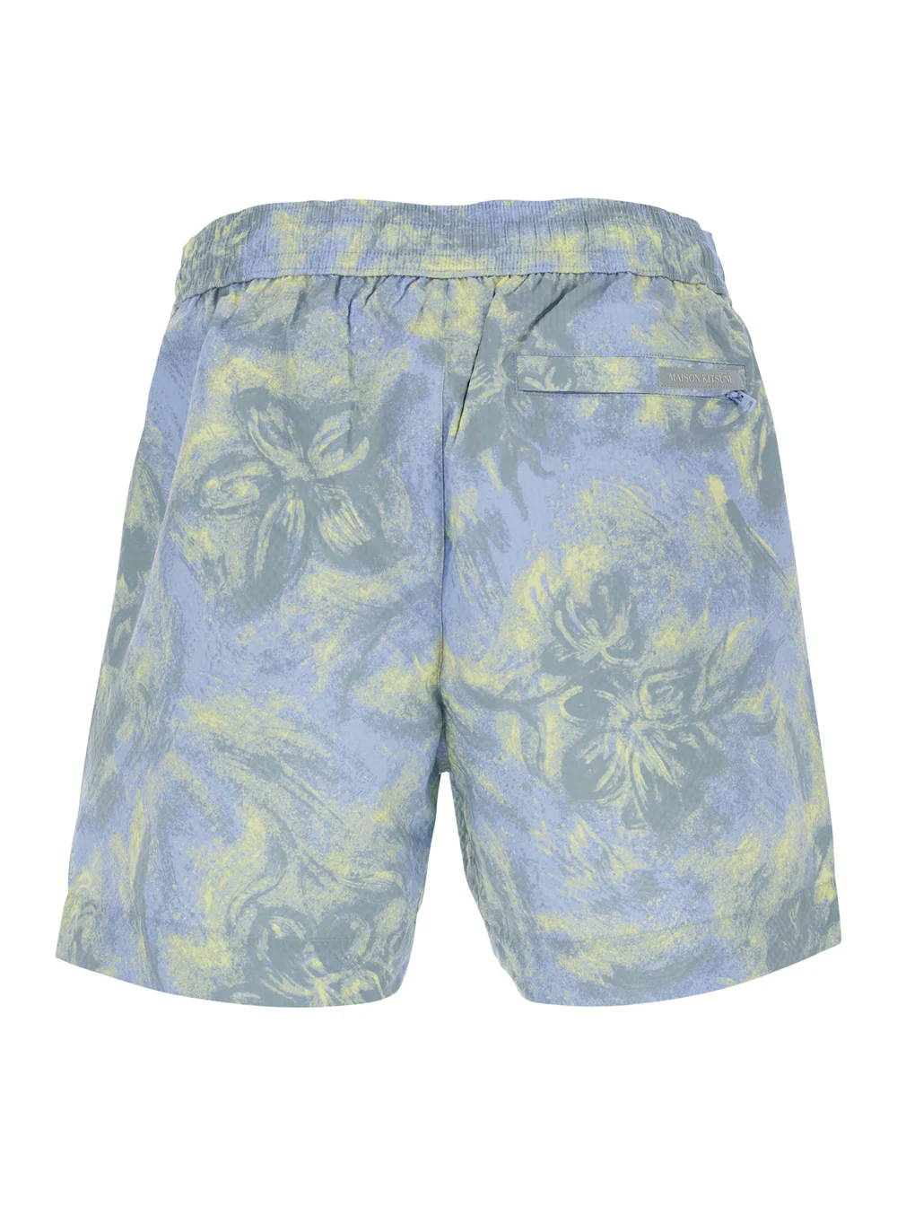 Maison Kitsuné Swimshorts Multicolor Shorts With Elasticated Waist And Side Pockets Tech Fabric For Men Bermuda