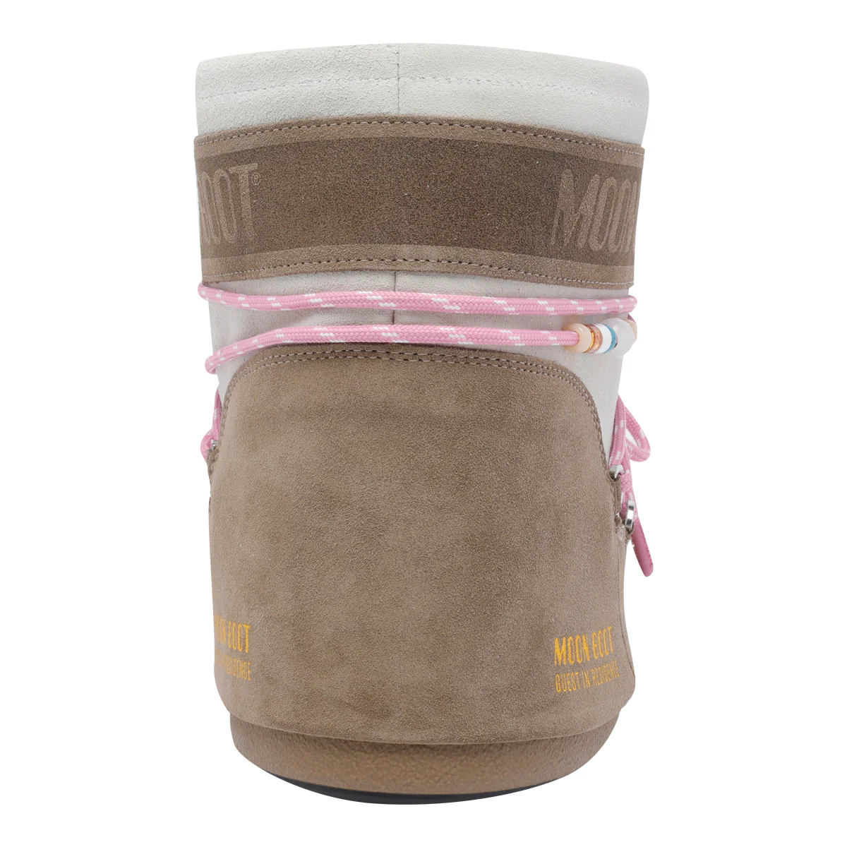 MOON BOOT X GUEST IN RESIDENCE Beige Suede Leather/rubber Sole