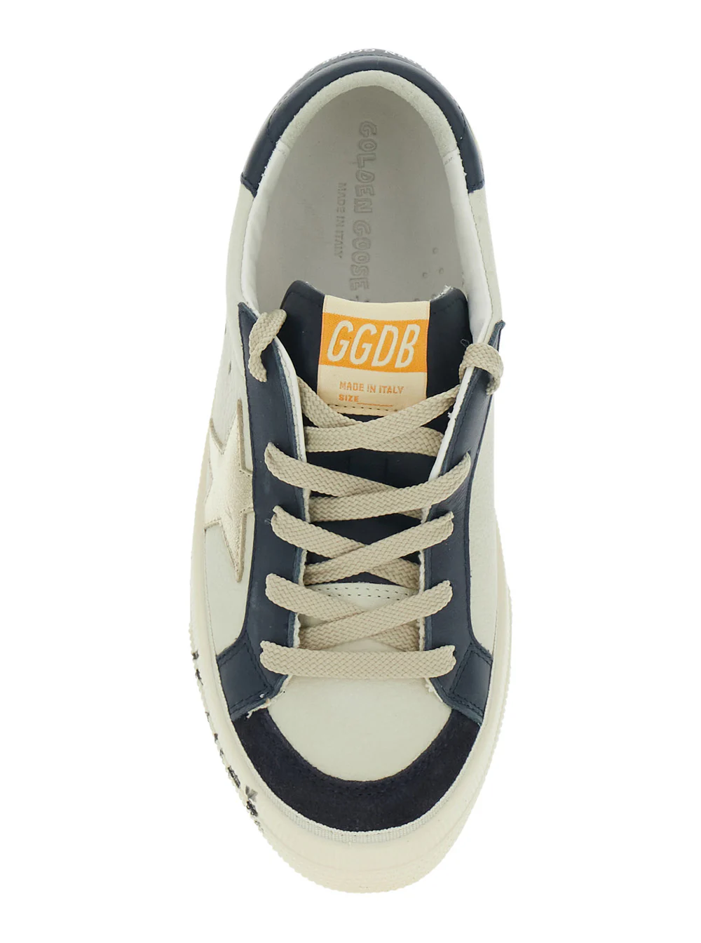 Golden Goose Kids White Sneakers With Nubuck And Suede Upper, Laminated Star On Heel In Leather Women Cow