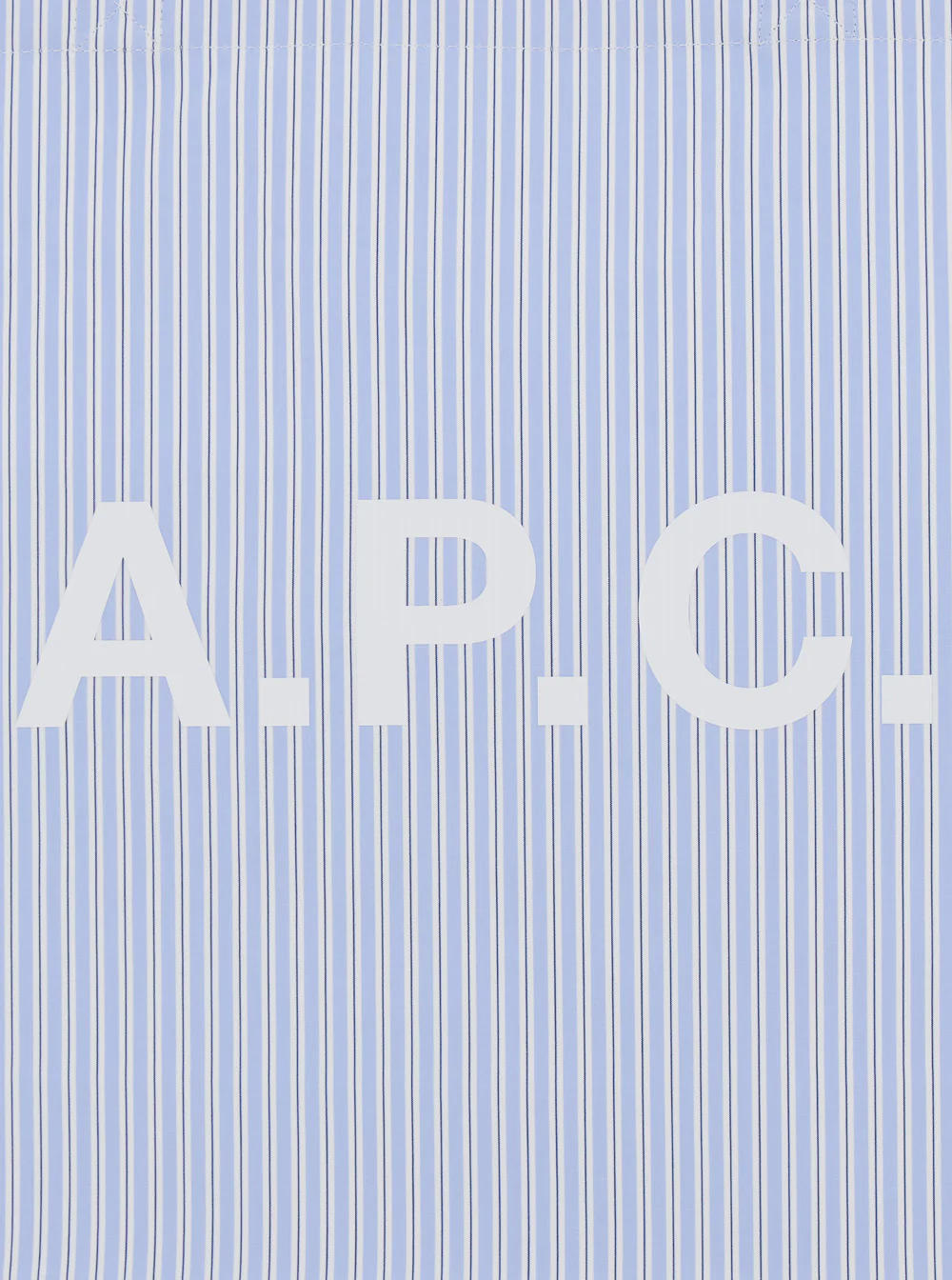A.P.C. Shopping Diane 2.0 Blue - Cotton Tote Bag Light
