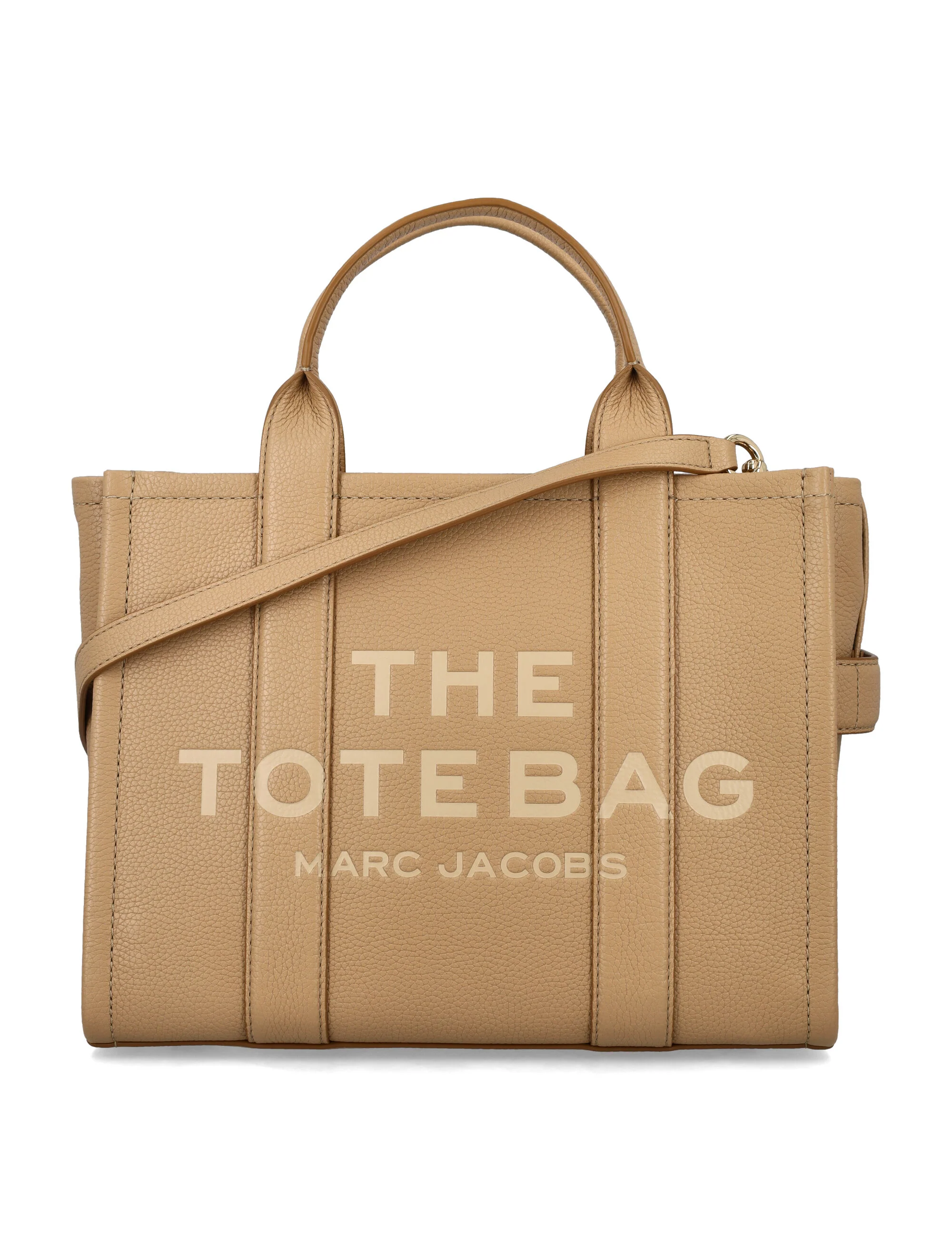 Marc Jacobs The Medium Tote Bag in Leather Camel Cow