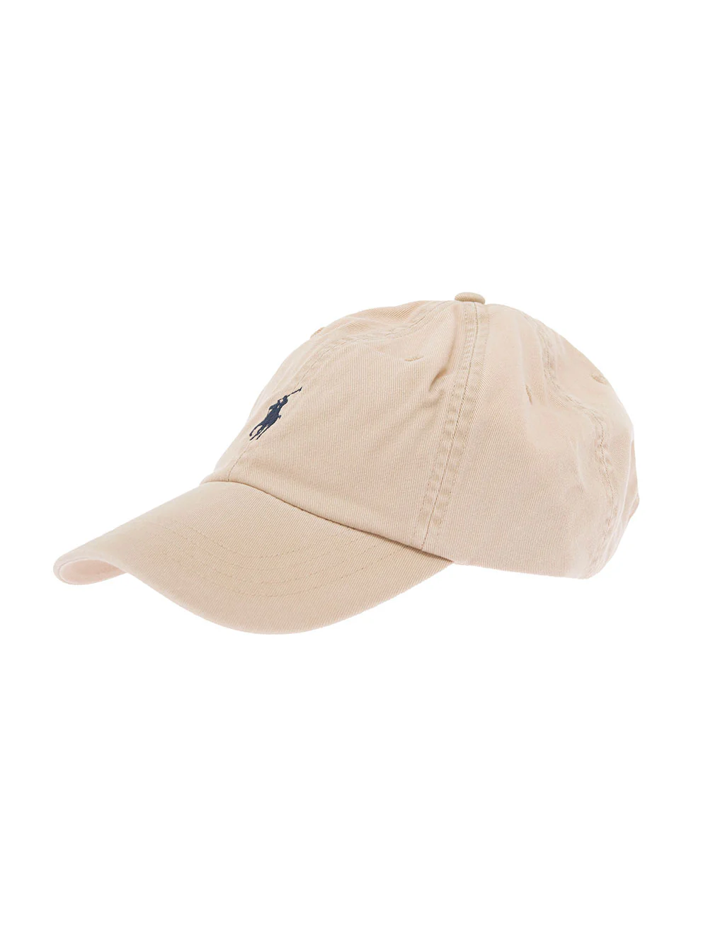 Polo Ralph Lauren Beige Baseball Cap With Embroidered Pony Logo On The Front Cotton For Men Hats And Gloves