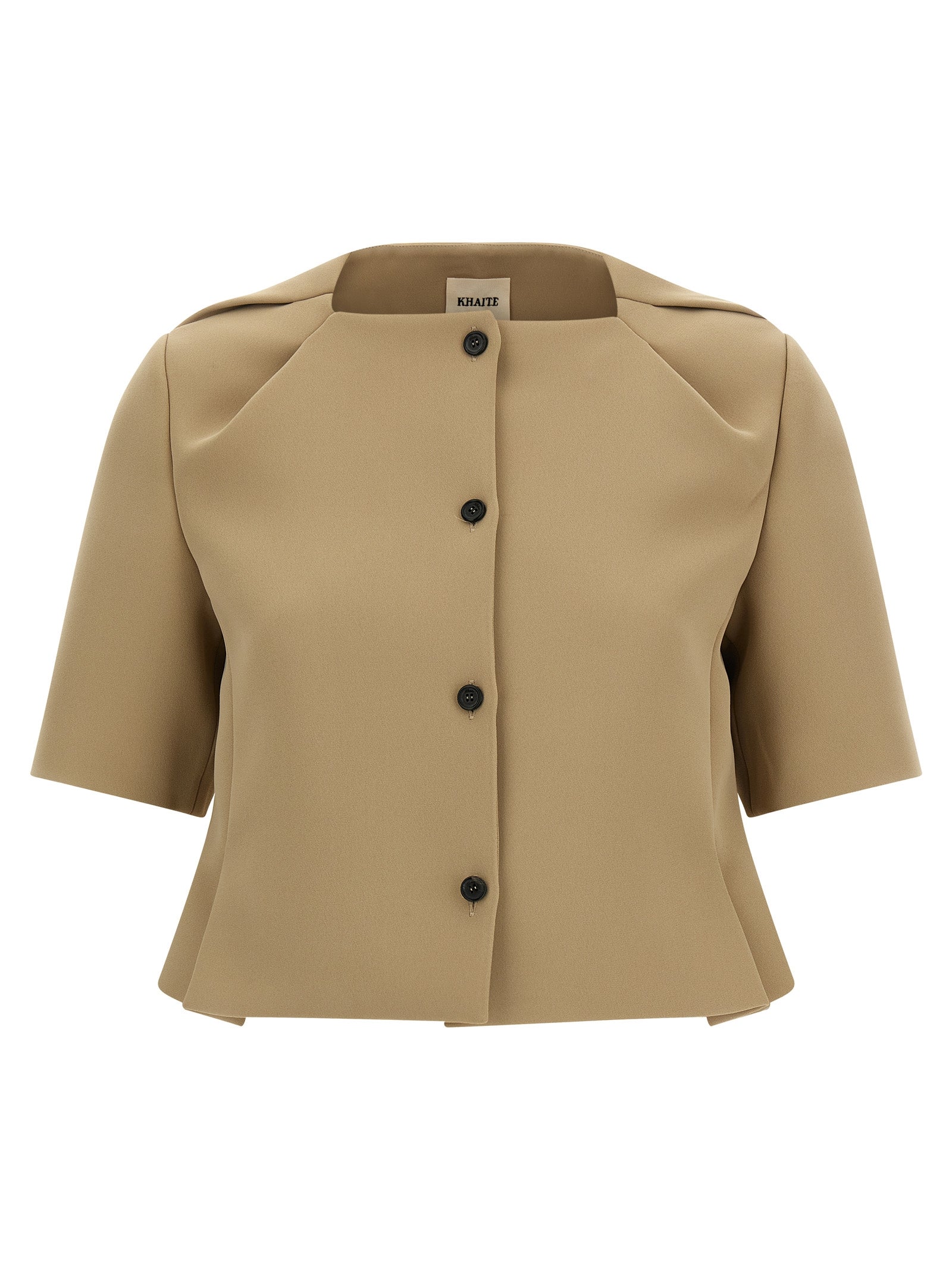 Khaite Franc jacket Beige Polyester Blazer, Suits