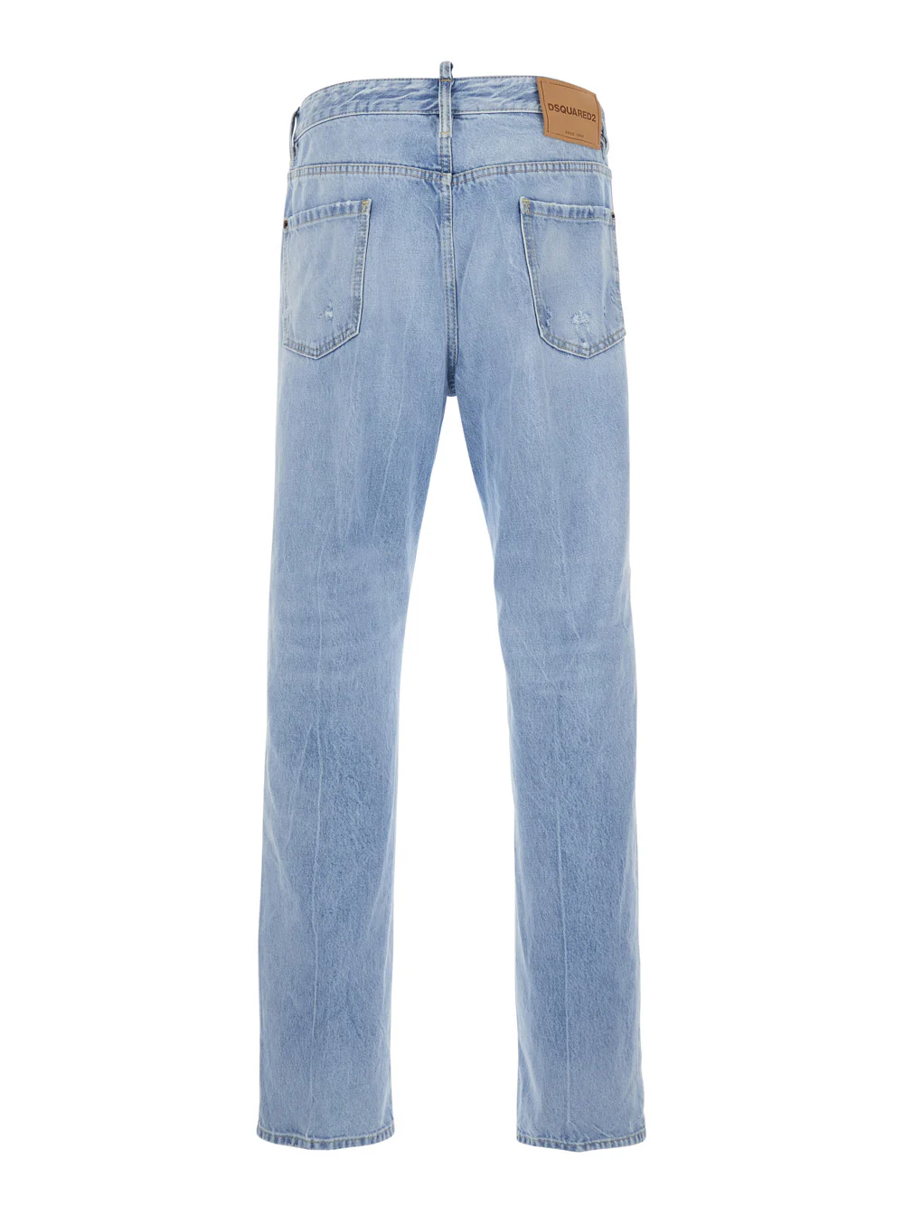 Dsquared2 Jeans 642 Blue with Five-Pocket Design in Cotton for Men Light