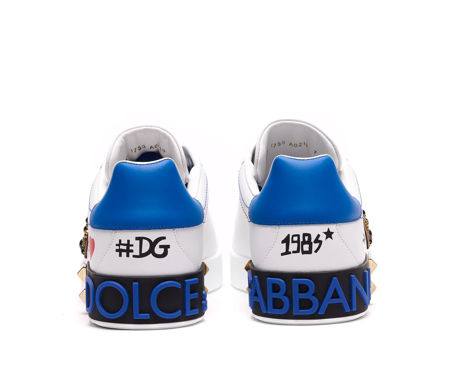 Dolce & Gabbana Sneakers Blue Leather
