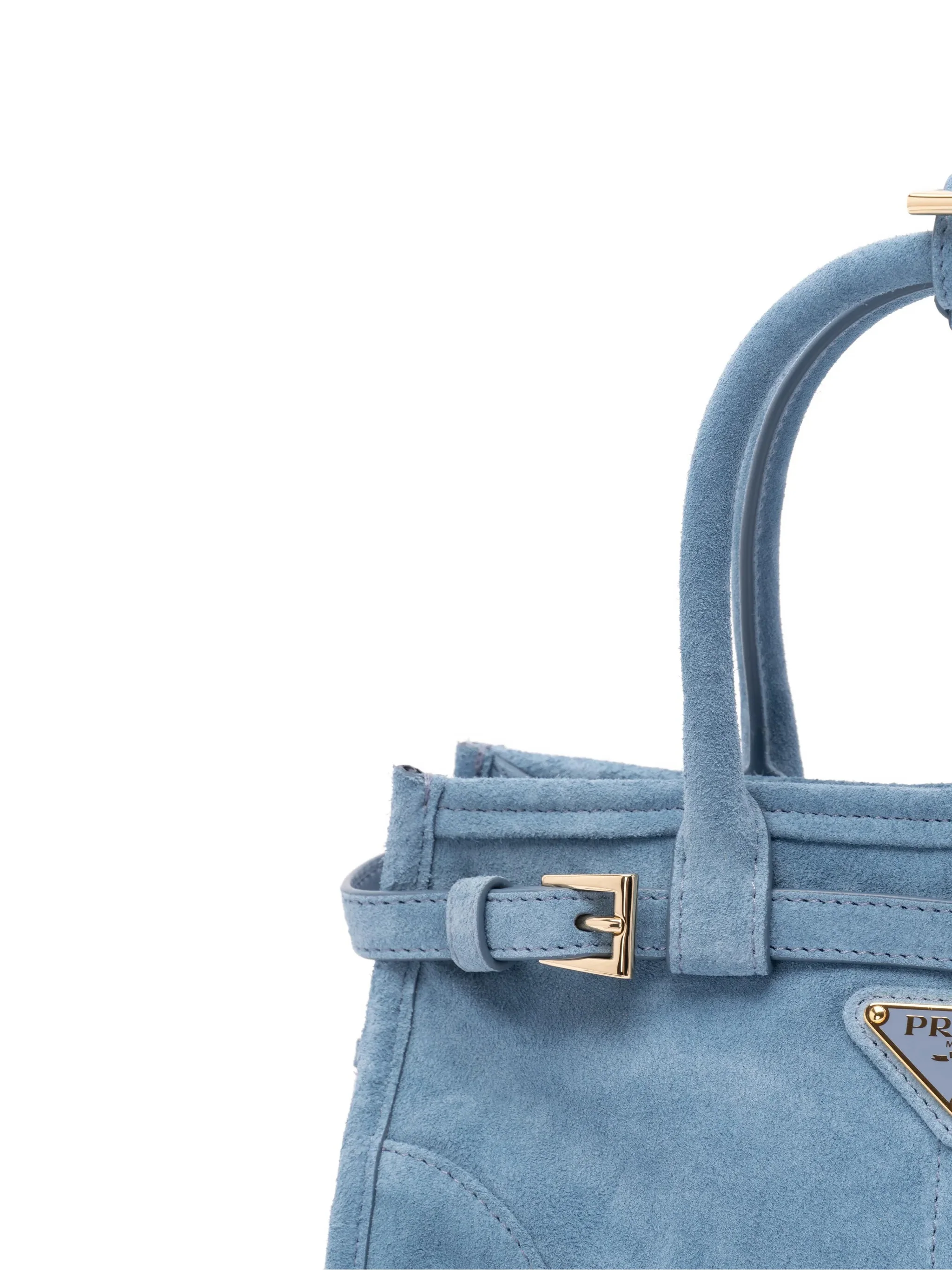Prada Borsa A Mano Blue