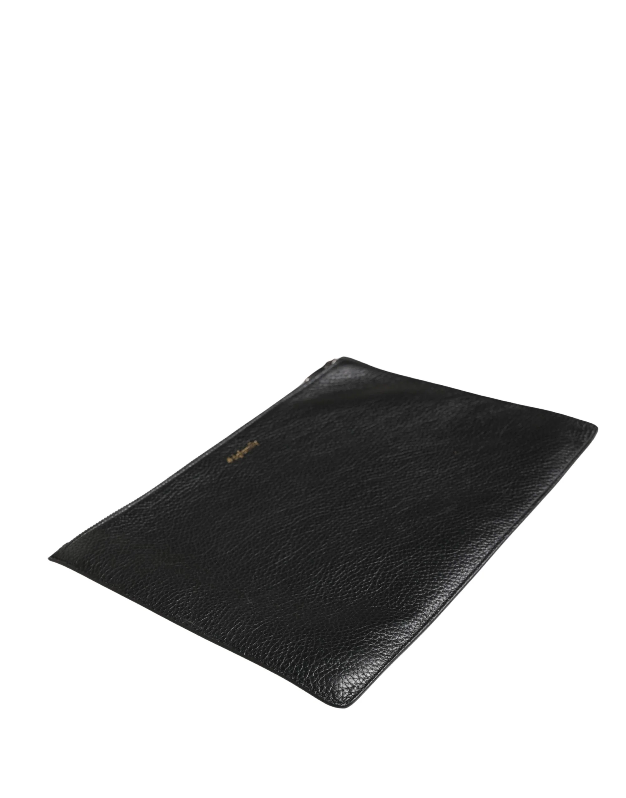 Dolce & Gabbana Black #dgfamily Embellished Leather Clutch Borse Bag Calf