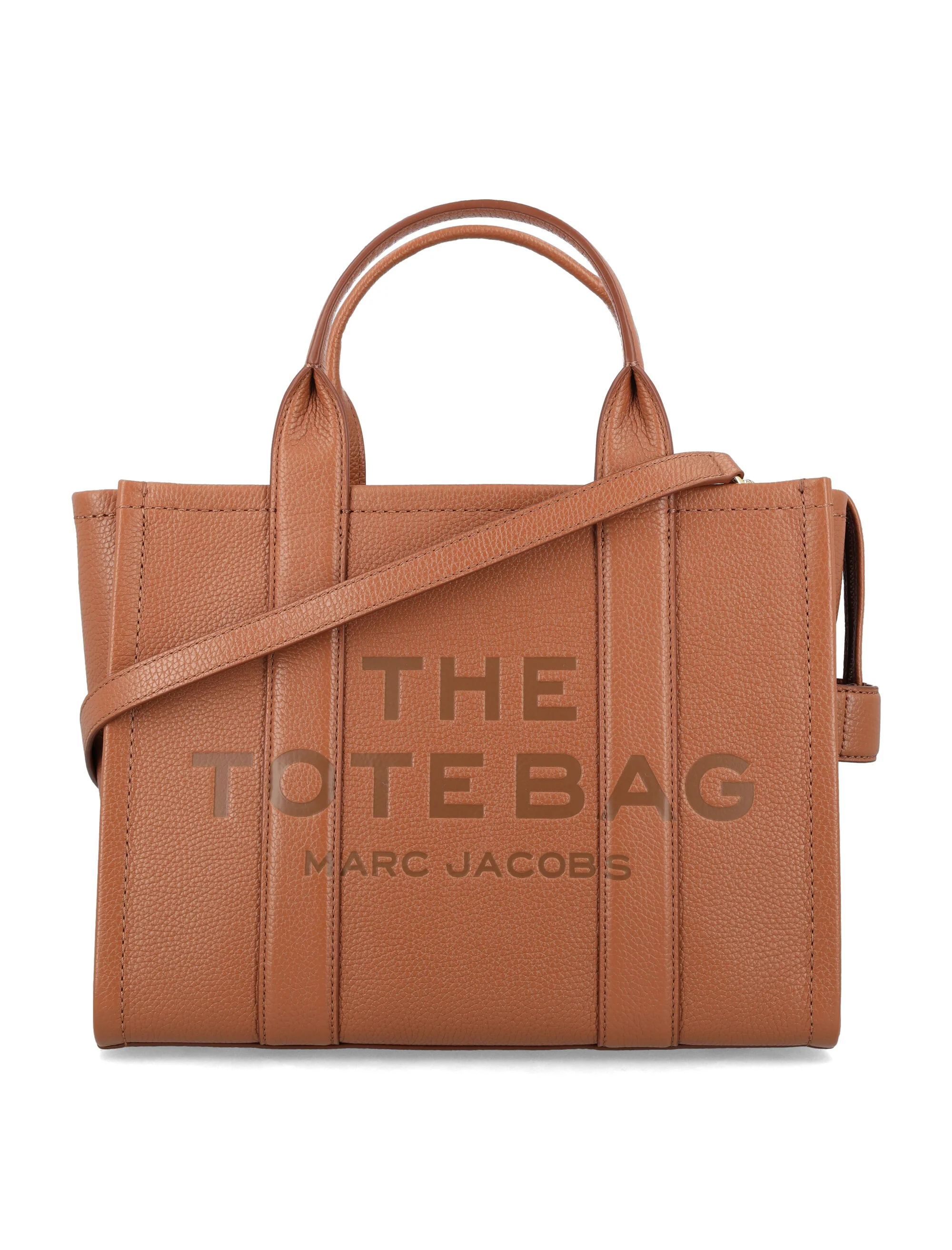Marc Jacobs The Medium Tote Bag in Leather Argan Oil Cow