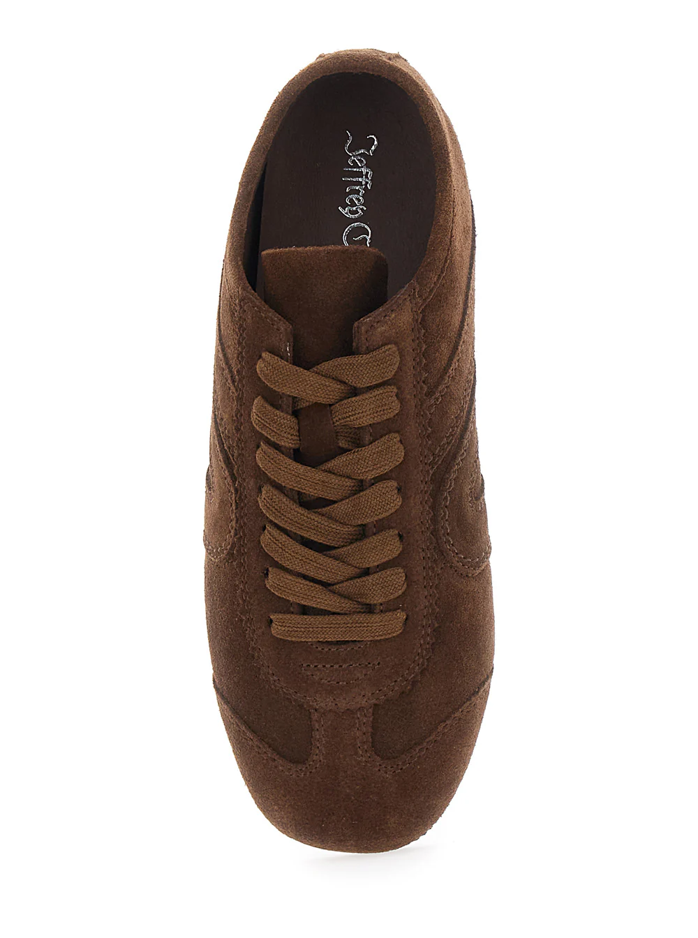 Jeffrey Campbell Brown Aleta Sneakers With Leather Upper And Rubber Sole For Women