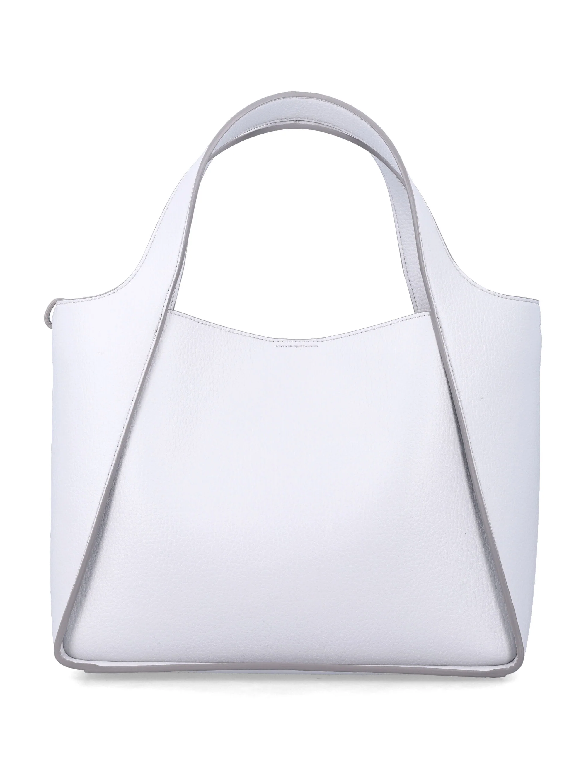 Stella McCartney logo Alter Mat tote bag Pearl Grey Polyamide