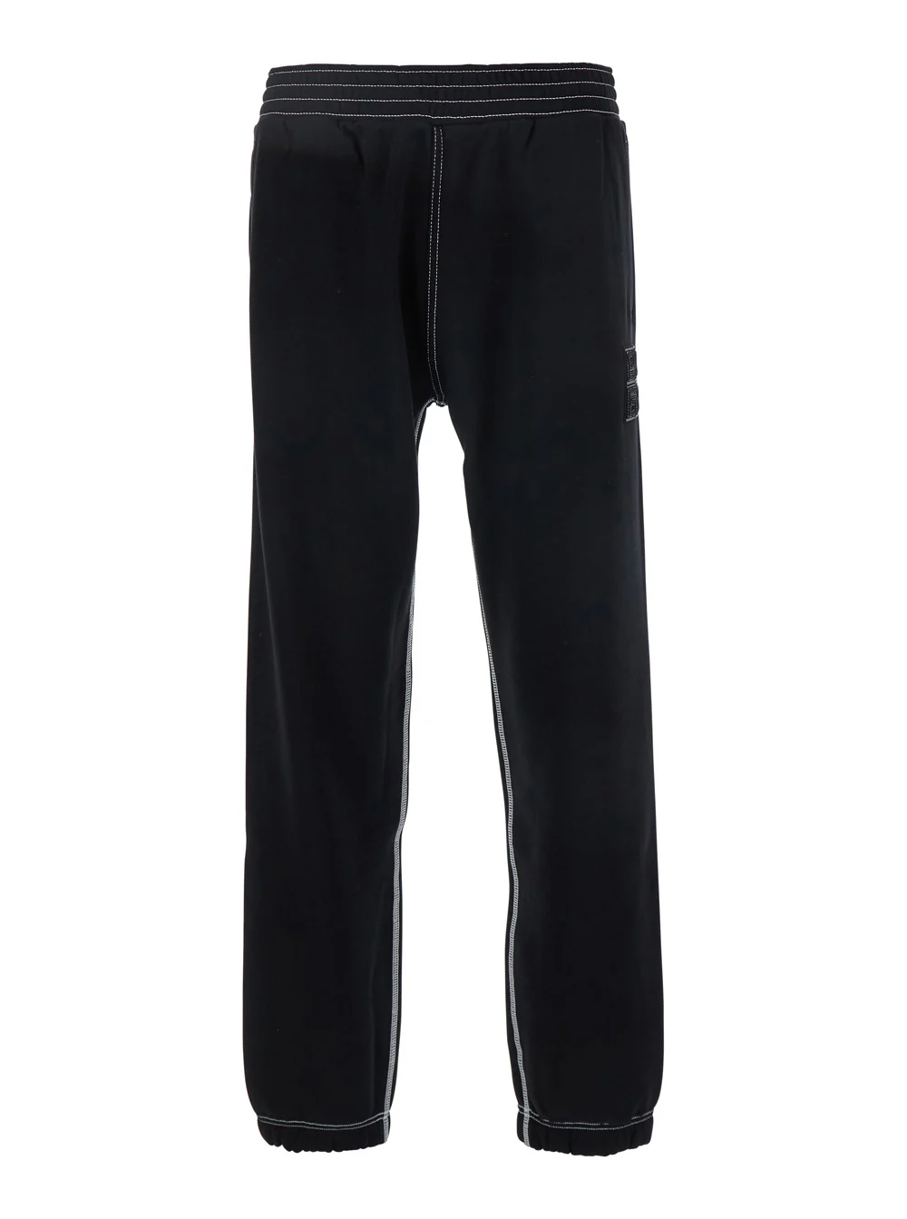 Givenchy Black Jogger Pants with 4G Embroidery in Cotton Man Trousers