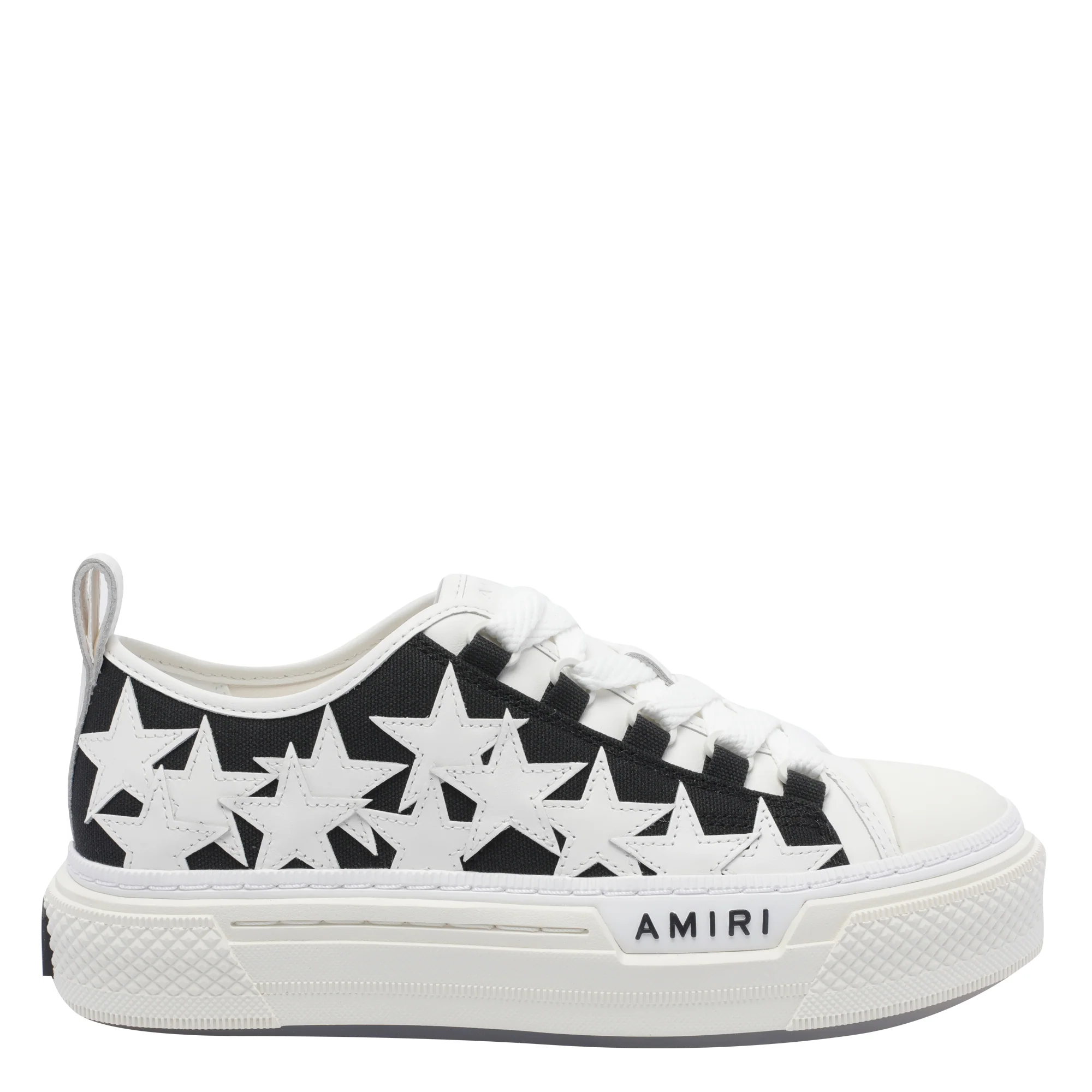 Amiri Sneakers Black Calf Leather/rubber Sole