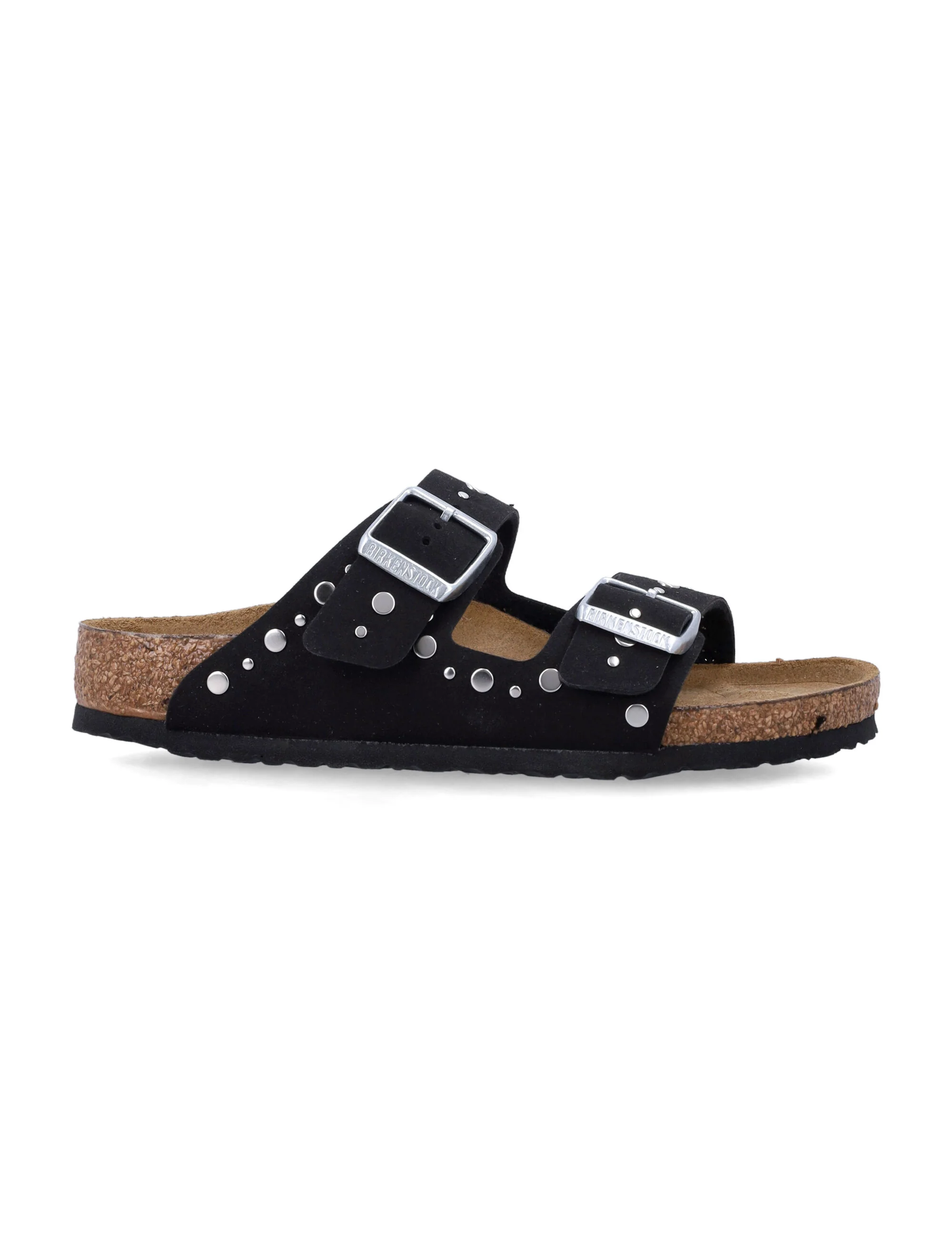 Birkenstock Arizona Rivet Girls Sandals Black Upper