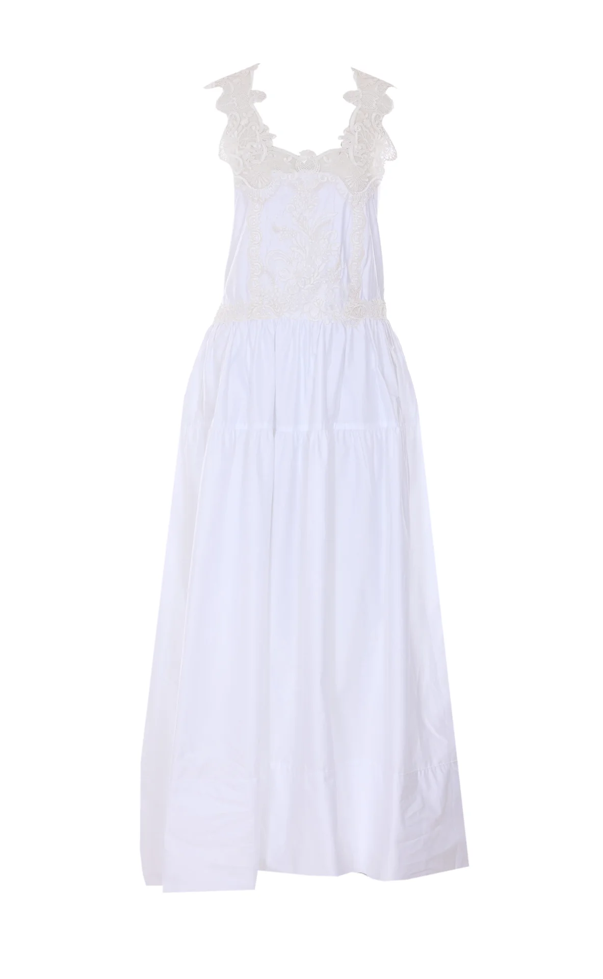 MAURIZIO Dresses White Cotton