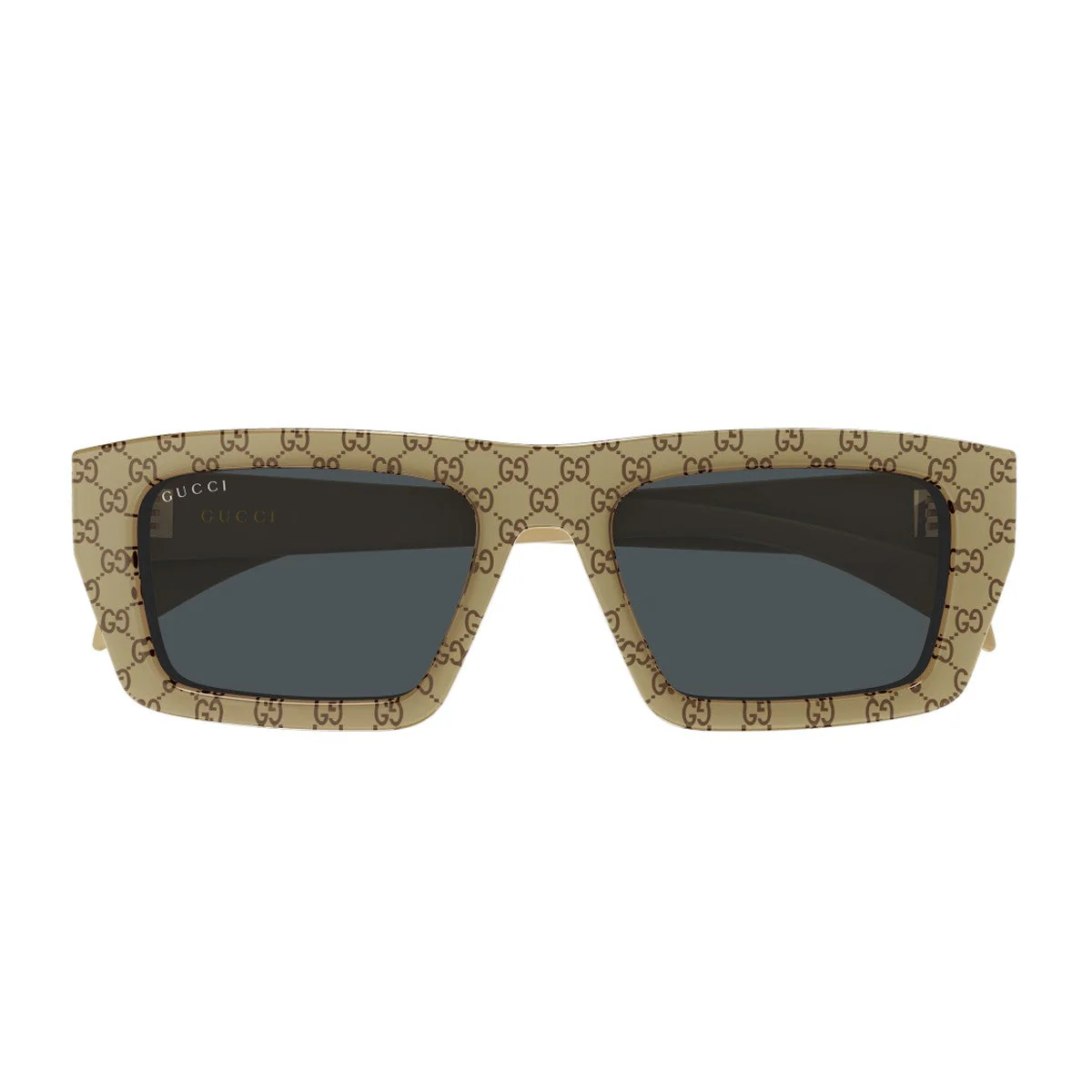 Gucci Gg2020s Linea Institutional Logo Beige Acetato Riciclato Sunglasses