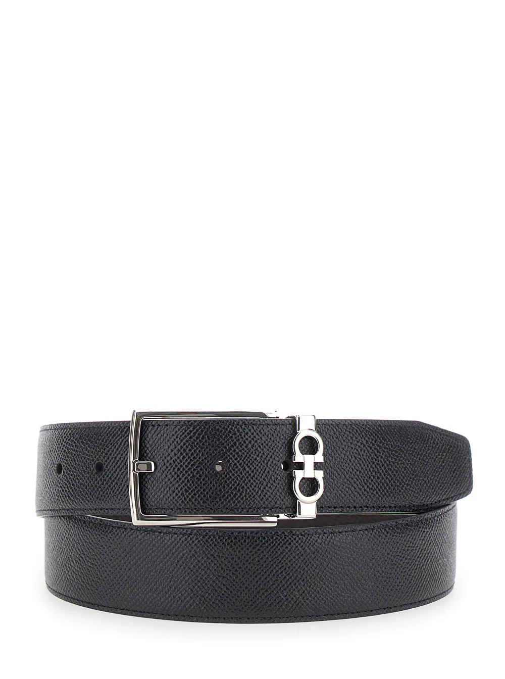 Ferragamo Fibbia Da Cerimonia Black Calf Belt Ferragamo Fibbia Da Cerimonia Black Calf Belt