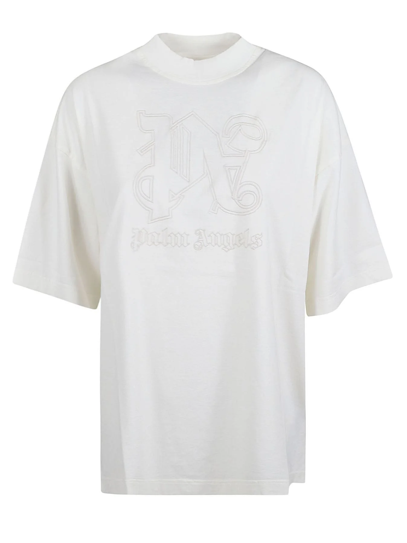Palm Angels PWAA017R24JER0010303 Bianco Maglieria