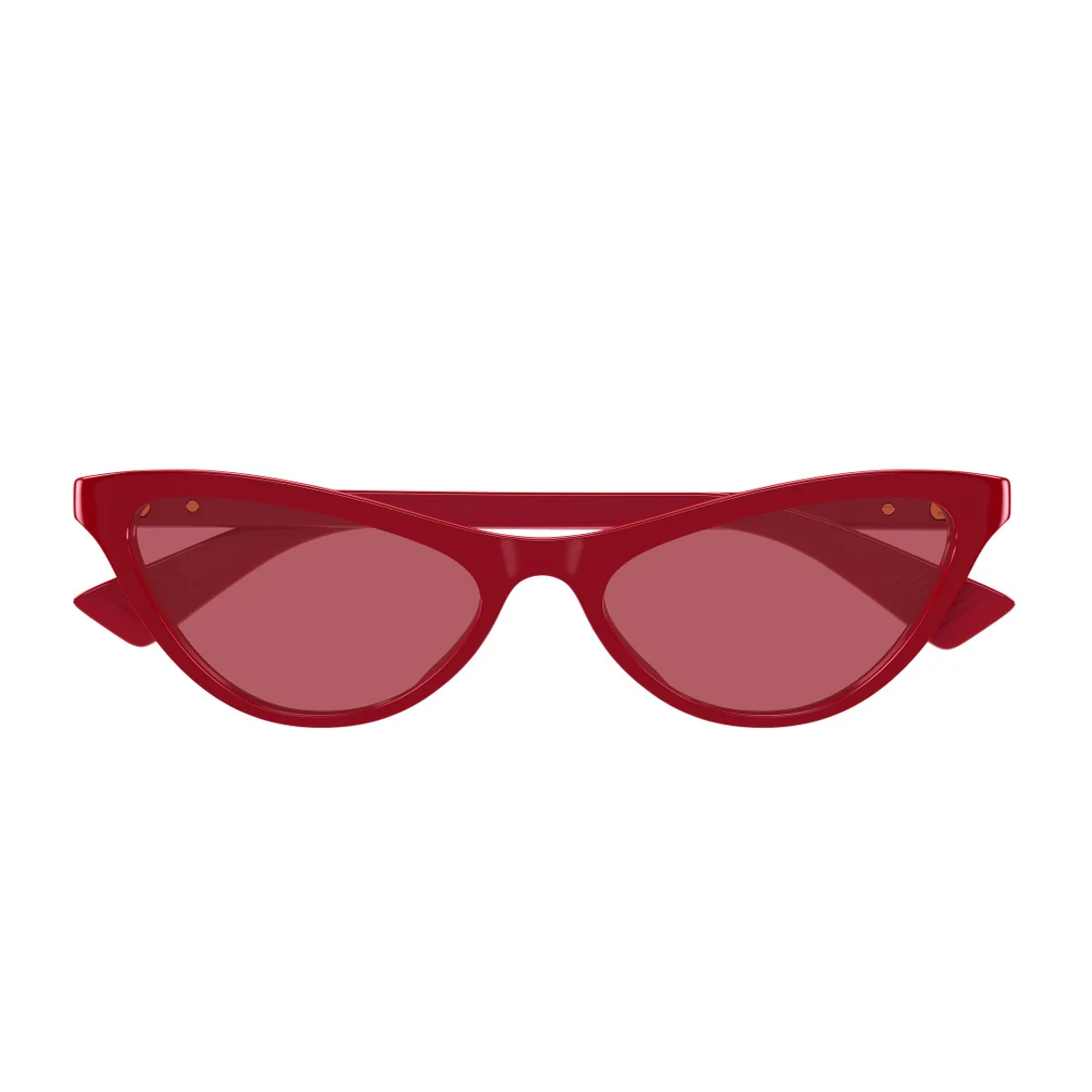Bottega Veneta Bv1414s Linea Ribbon Red Acetato Riciclato Sunglasses