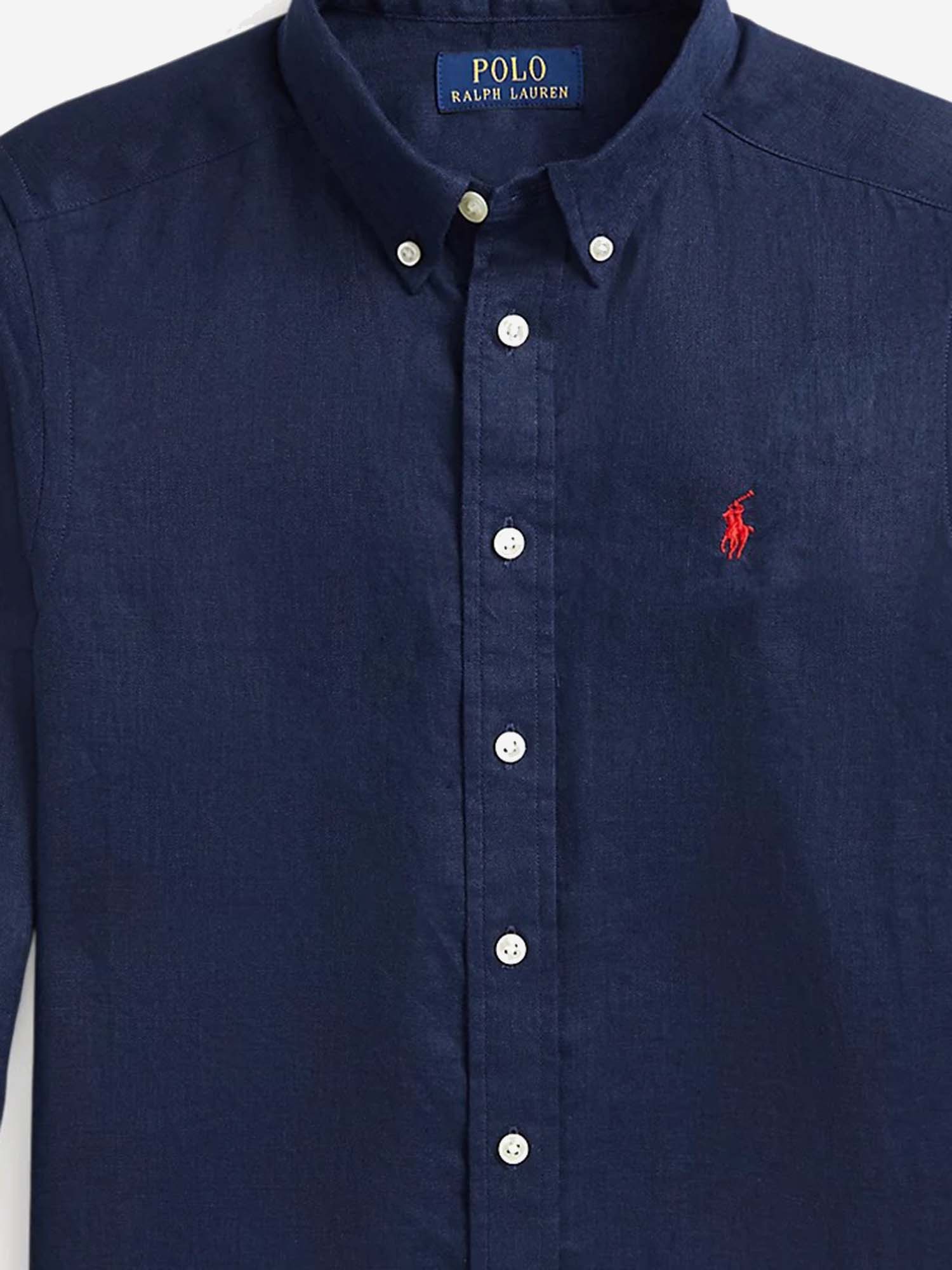 Polo Ralph Lauren Shirts Blue Lino