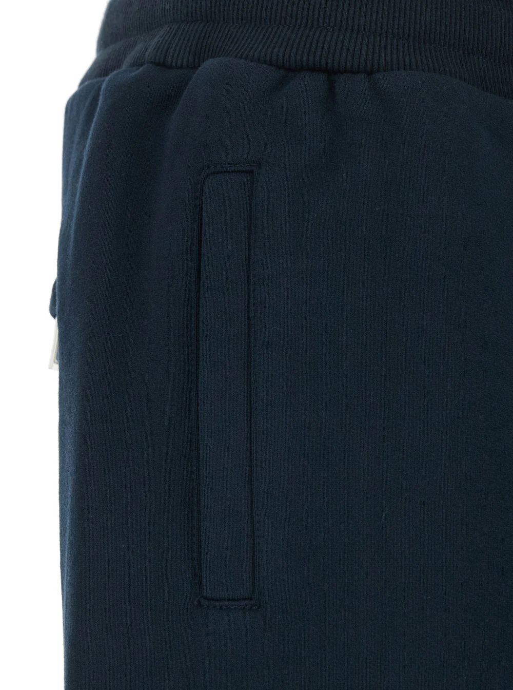 Dolce & Gabbana Blue Bermuda Shorts with Elastic Waist and Logo on the Back for Men Blu Cotton