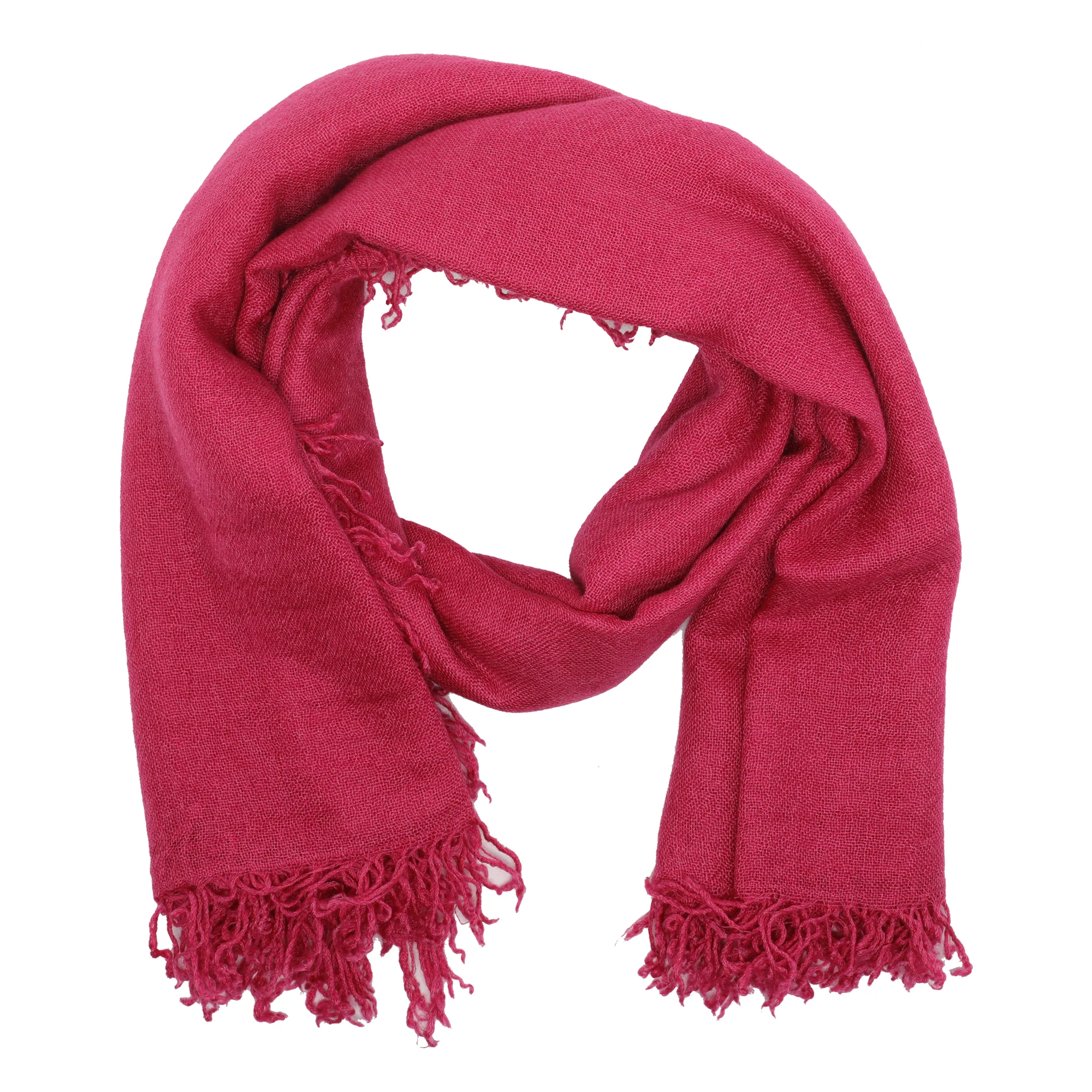 Faliero Sarti Scarfs Fuchsia Cashmere Silk