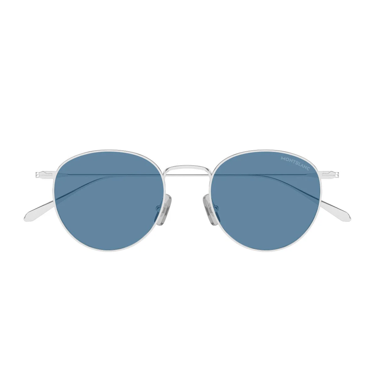 Montblanc Mb0473s Linea Nib Silver / Blue Metallo Eyewear