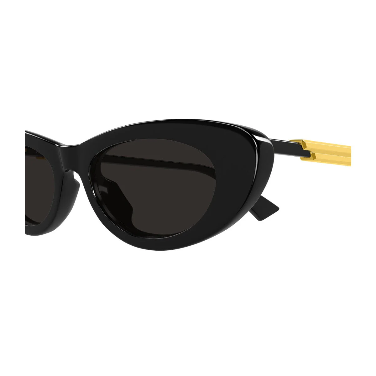 Bottega Veneta Bv1447s Linea Ribbon Black Acetato Riciclato Sunglasses