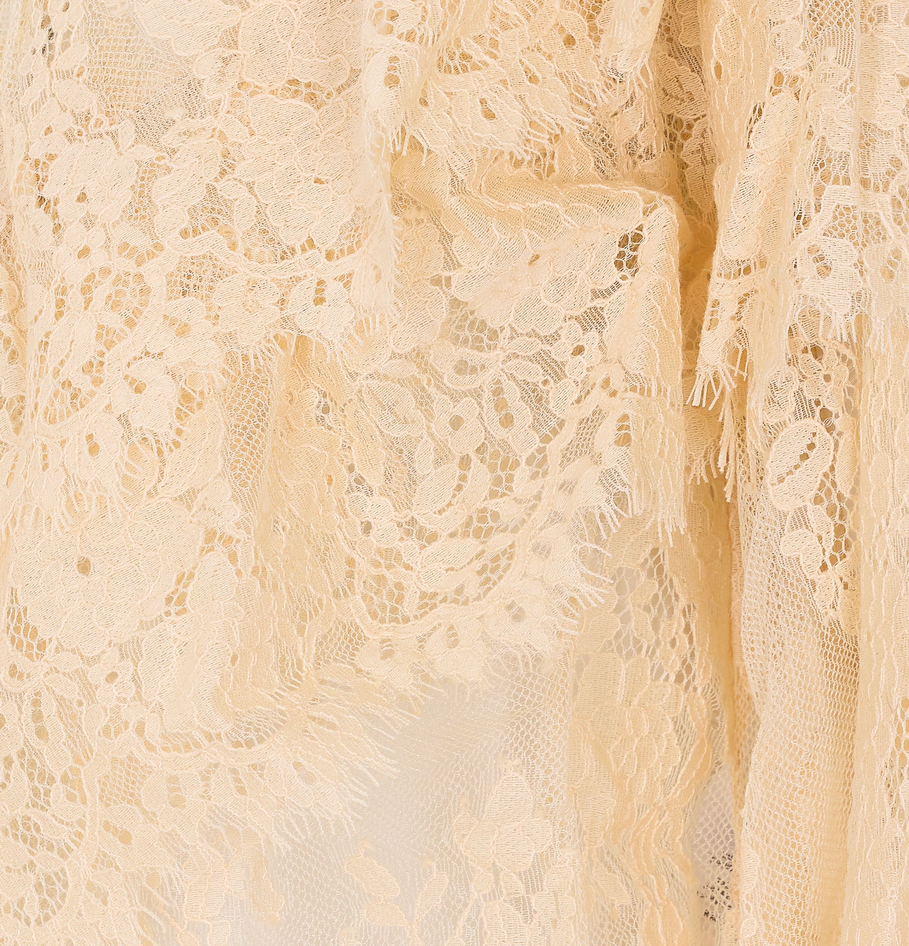 Rixo Top Beige Polyamide